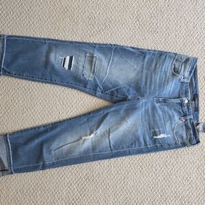 Liverpool Women's Distressed Blue Skinny Jeans